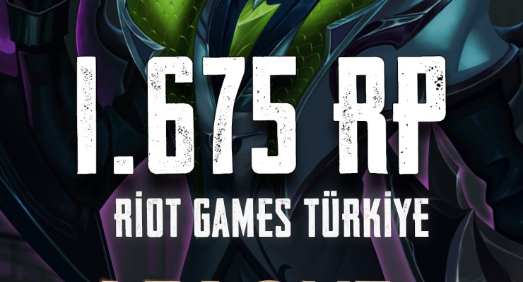 League of Legends 1675 RP - Riot Games - LOL